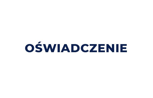 oświadczenie
