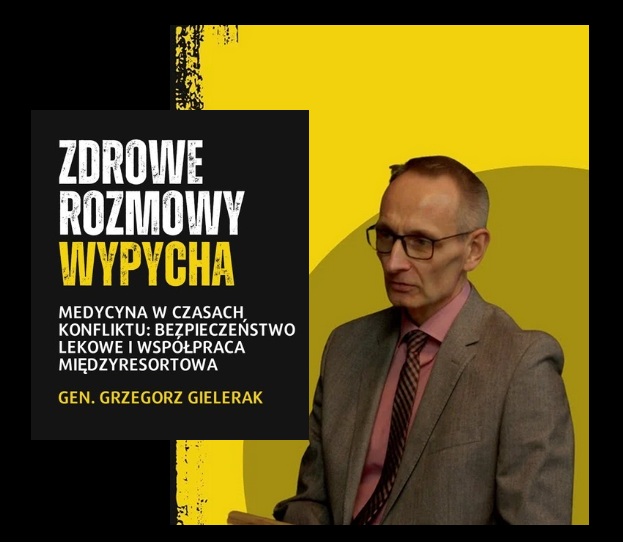 Grzegorz Gielerak udzielający wywiadu.