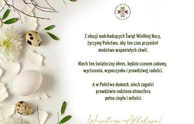 Wielkanocna kartka świąteczna.