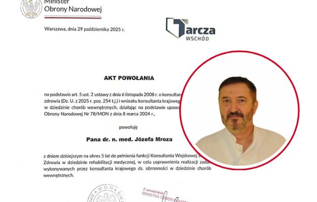 Zdjęcie aktu powołania, w kółku Józef Mróz.