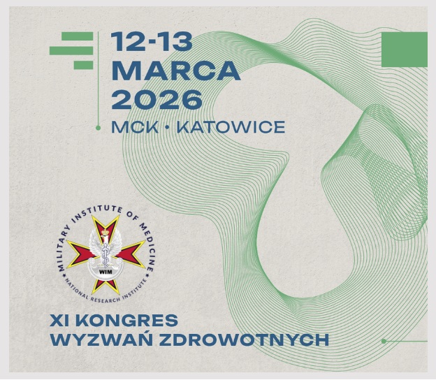 12-13 marca 2026 MCK Katowice. Nowe strategie dla Zdrowia. XI Kongres Wyzwań Zdrowotnych. Logotyp HCC i logo WIM.