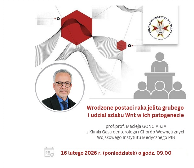 Plakat zaproszenia na wykład Macieja Gonciarza.