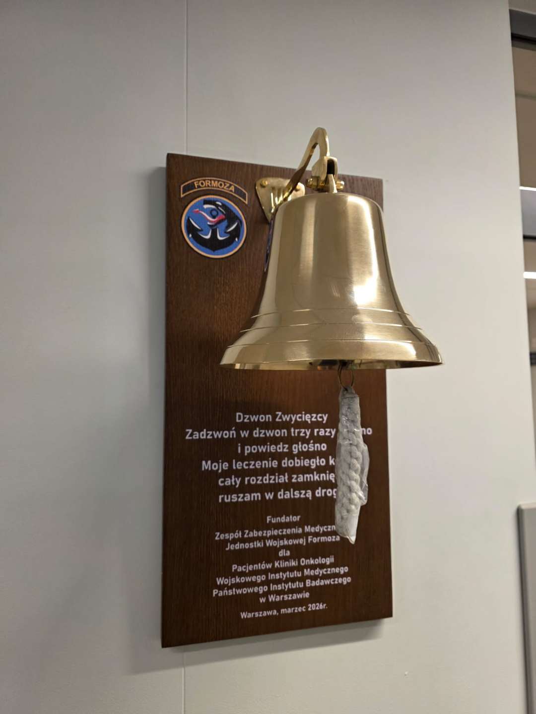 Dzwon zwycięzcy.
