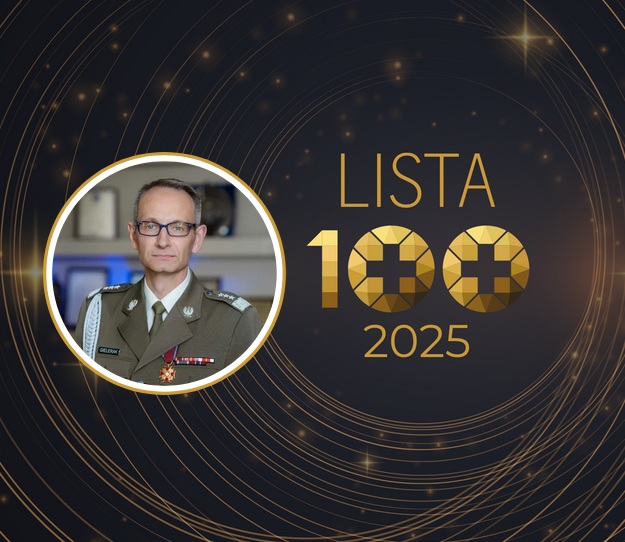 Plakat lista stu 2025 w kółku Grzegorz Gielerak.