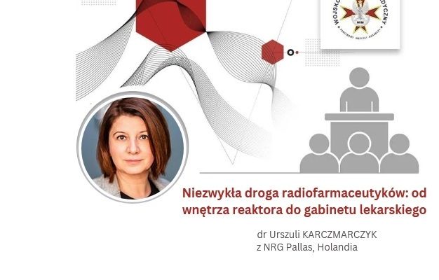 Plakat ze zdjęciem Urszuli Karczmarczyk.