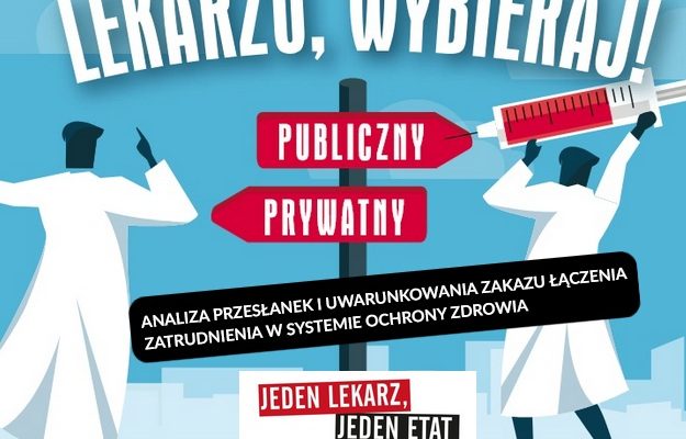 Infografika lekarzy i drogowskazu.