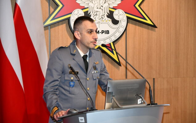 Carlos Casquinha, gość Konferencji, przy mównicy